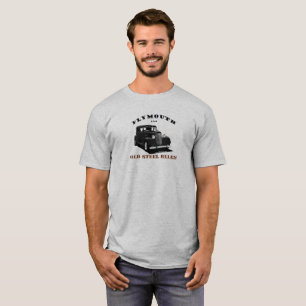 1934 Plymouth Chrysler. Mopar. Black Hotrod 1934. T-Shirt
