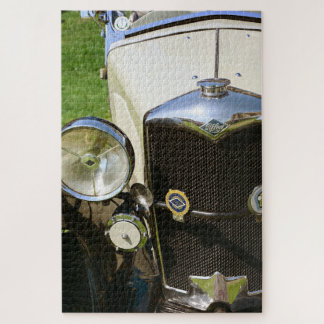 1934 Riley 9 Lynx Tourer at Wells Cathedral Jigsaw Puzzle