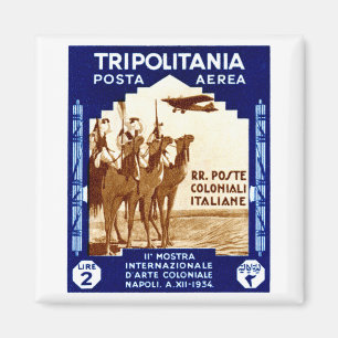 1934 Tripolitania 2 Lire stamp Magnet