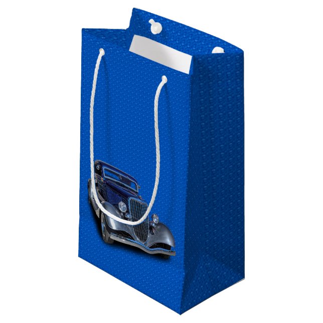 1934 VINTAGE CAR SMALL GIFT BAG (Front Angled)