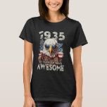 1935 90th Birthday Awesome Since 90 Years T-Shirt<br><div class="desc">1935 90th Birthday Awesome Since 90 Years</div>