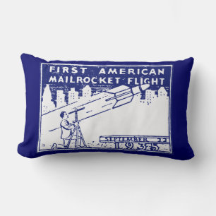 1935 American Rocket Mail Lumbar Cushion