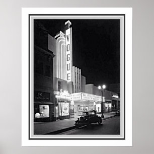1935 LA Vogue Theatre Poster