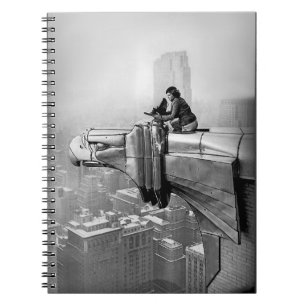 1935 MARGARET BOURKE NEW YORK CITY VINTAGE PHOTO   NOTEBOOK