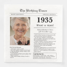 1935 Newspaper Birthday