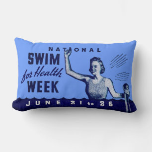 1935 Swim For Health Lumbar Cushion