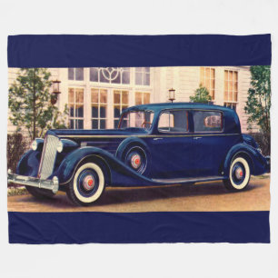 1936 blue Packard Fleece Blanket