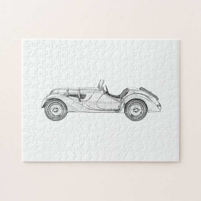 1936 BMW 328 JIGSAW PUZZLE (Horizontal)