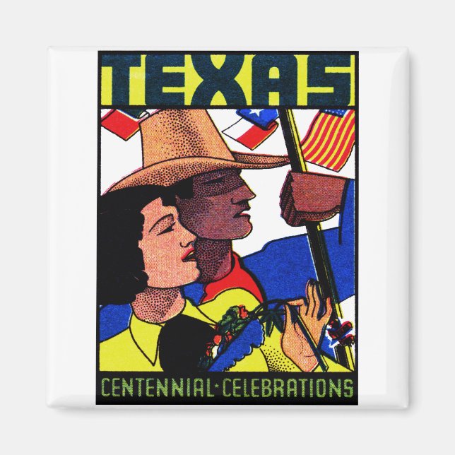 1936 Texas Centennial Magnet (Front)