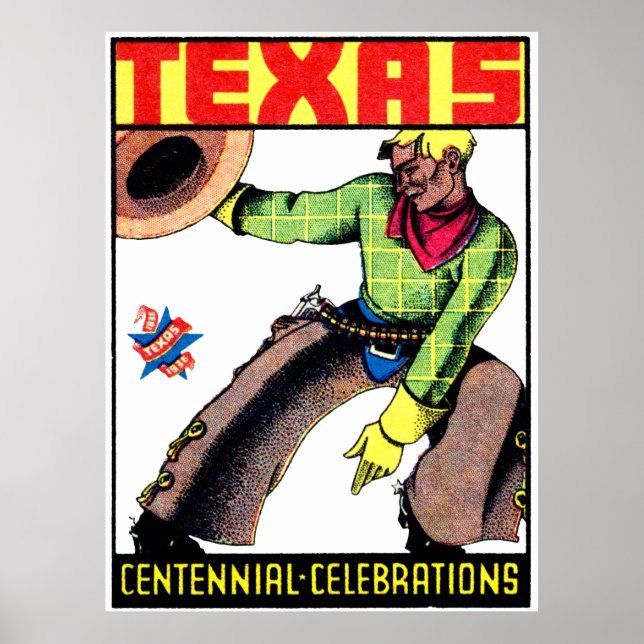 1936 Texas Centennial Poster (Front)