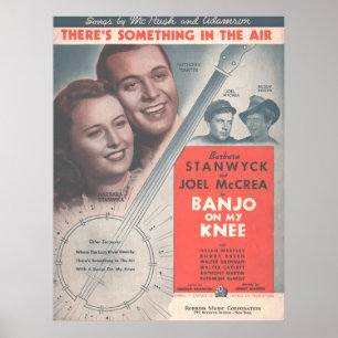 1936 There's Something In The Air Poster