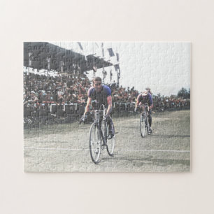 1936 Tour de France Colour Redux Jigsaw Puzzle
