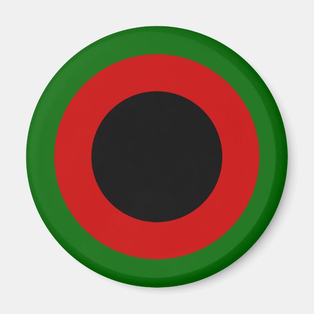1937-47, Afghan Air Force Roundel Magnet (Front)