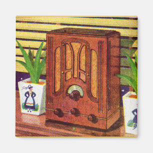 1937 cathedral radio magnet