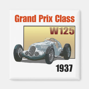 1937 Grand Prix Class W125 Magnet