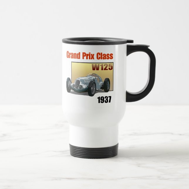 1937 Grand Prix Class W125 Travel Mug (Right)