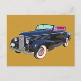 1938 Cadillac Lasalle luxury Car Postcard
