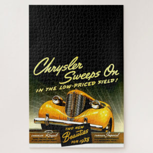 1938 Chrysler Sweeps On Jigsaw Puzzle