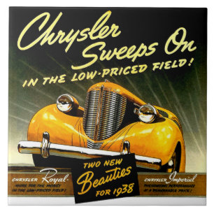 1938 Chrysler Sweeps On Tile