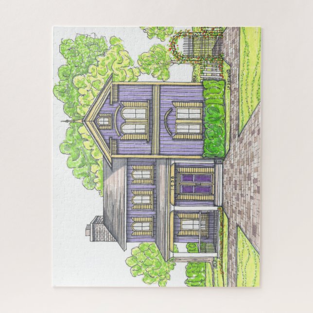 1938 Farm House Jigsaw Puzzle (Vertical)