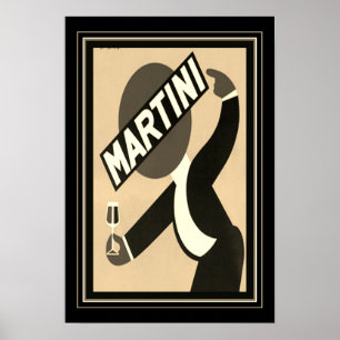 1938 Martini Advertisement Poster