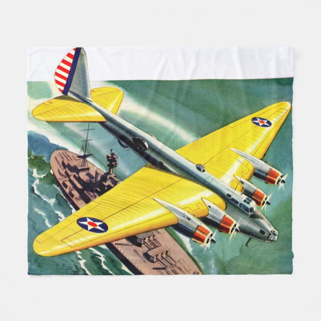 1939 Boeing 915 Fleece Blanket (Front (Horizontal))