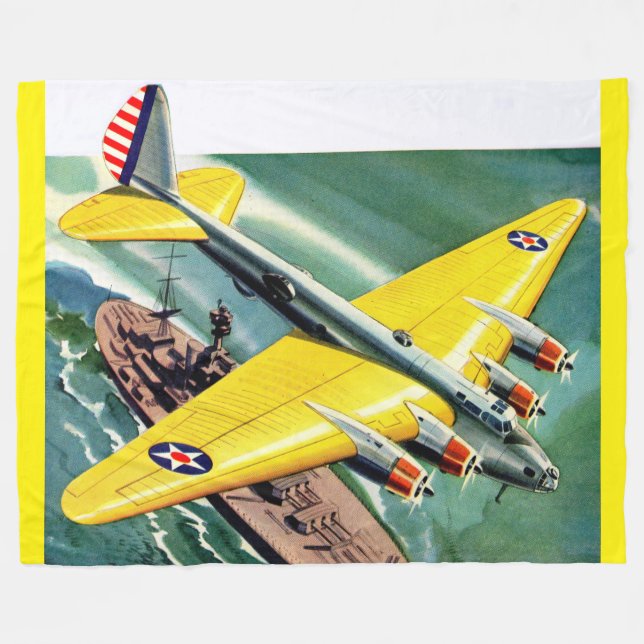 1939 Boeing 915 Fleece Blanket (Front (Horizontal))