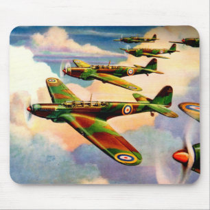 1939 British Fairey Junior Medium Bomber Mouse Pad