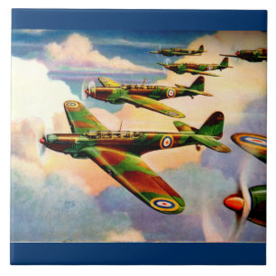 1939 British Fairey Junior Medium Bomber Tile