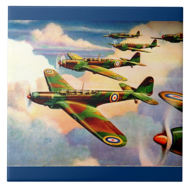1939 British Fairey Junior Medium Bomber Tile (Front)