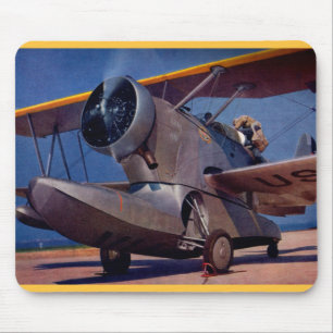 1939 Grumman F-2 aircraft Mouse Pad