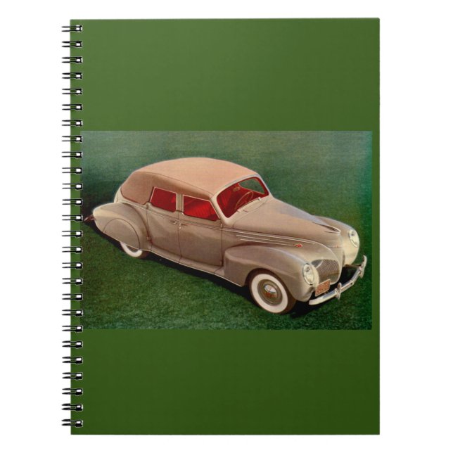 1939 Lincoln Zephyr Notebook (Front)