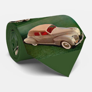 1939 Lincoln Zephyr print Tie