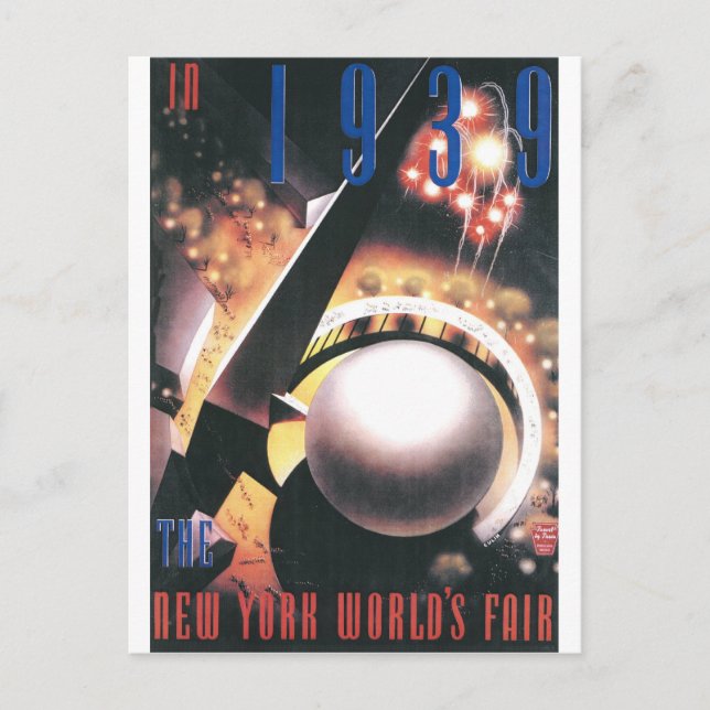 1939 New York World Fair Postcard (Front)