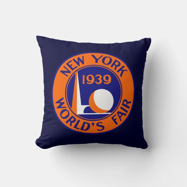 1939 New York World's Fair Cushion (Front)