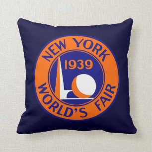 1939 New York World's Fair Cushion