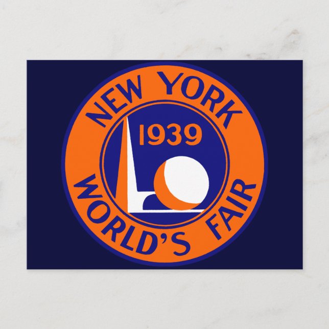 1939 New York World's Fair Postcard (Front)