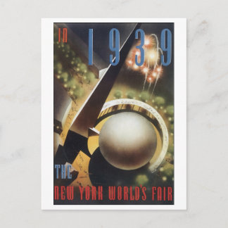 1939 New York World's Fair Postcard