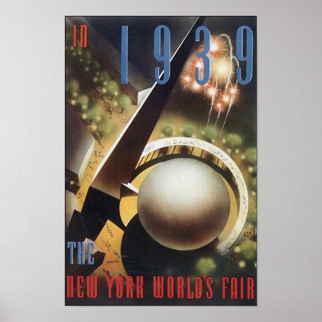 1939 New York World's Fair Poster (Front)