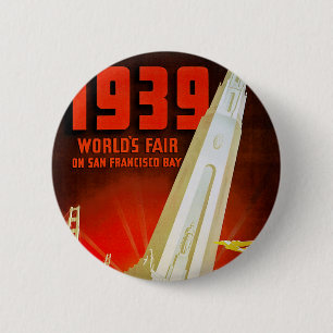 1939 World Fair San Francisco 6 Cm Round Badge