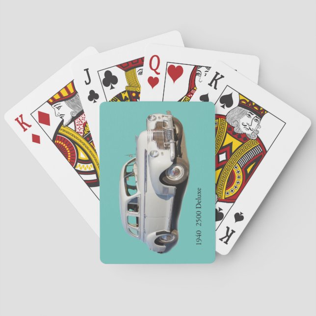 1940 2500 Deluxe playing cards (Back)