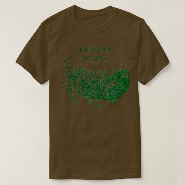 1940 Black Hills South Dakota T-Shirt (Design Front)