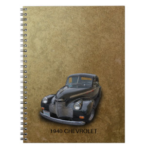 1940 CHEVROLET 2 SPIRAL NOTEBOOK