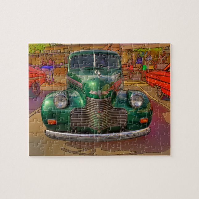 1940 CHEVROLET JIGSAW PUZZLE (Horizontal)