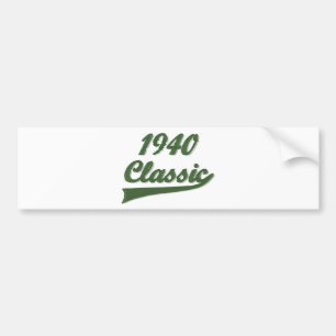 1940 Classic Bumper Sticker
