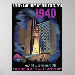 1940 Golden Gate International Exposition Poster