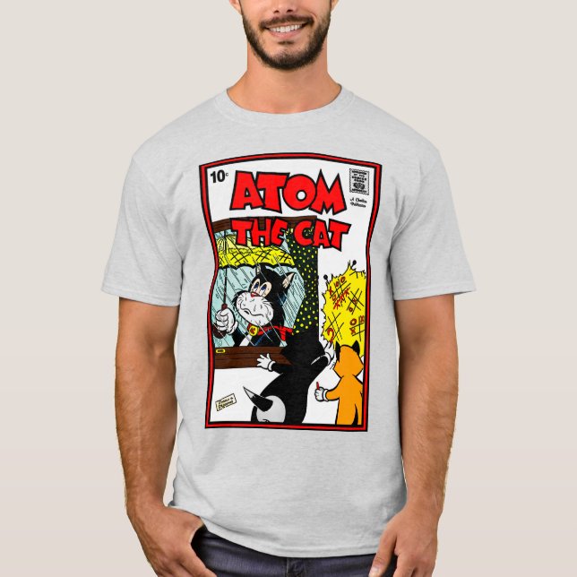 1940's 'ATOM THE CAT' T-Shirt  (Front)