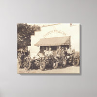 1940's "Biker's Chuck Wagon" photo art