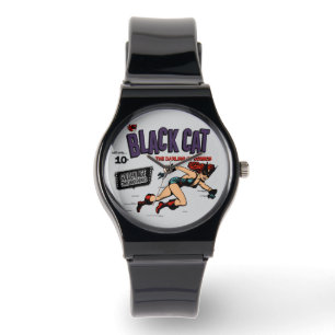 1940's Black Cat Comic Watch