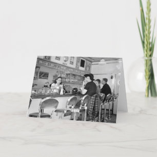 1940s Burger Joint Card